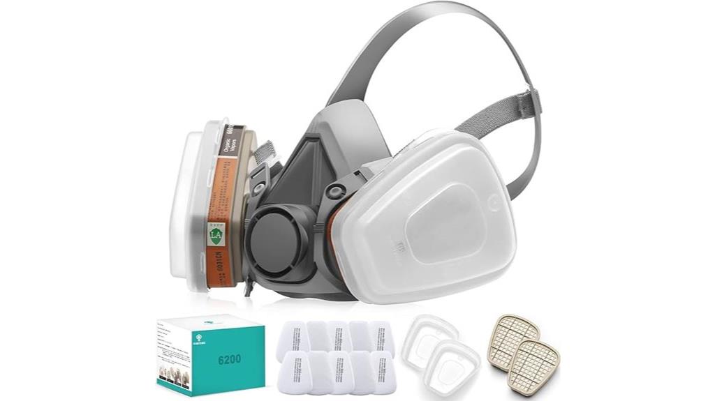 protective mask with filters