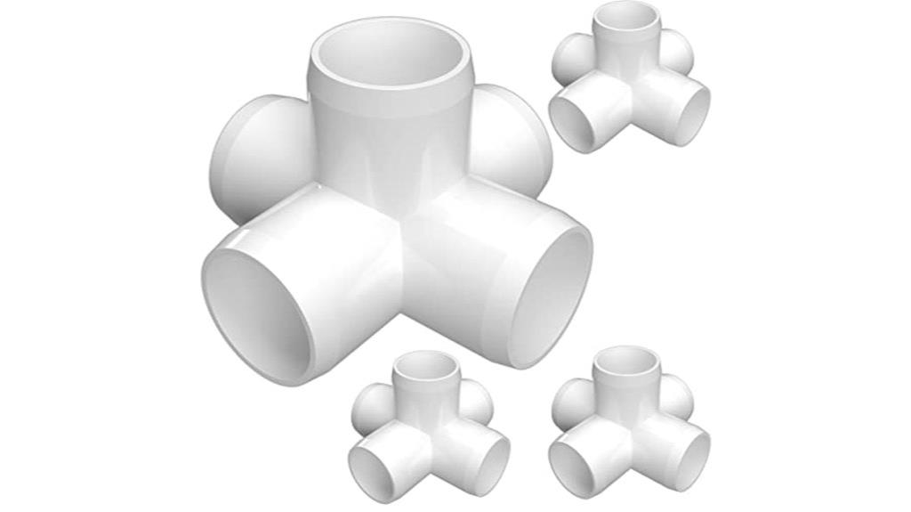 pvc 5 way cross fittings