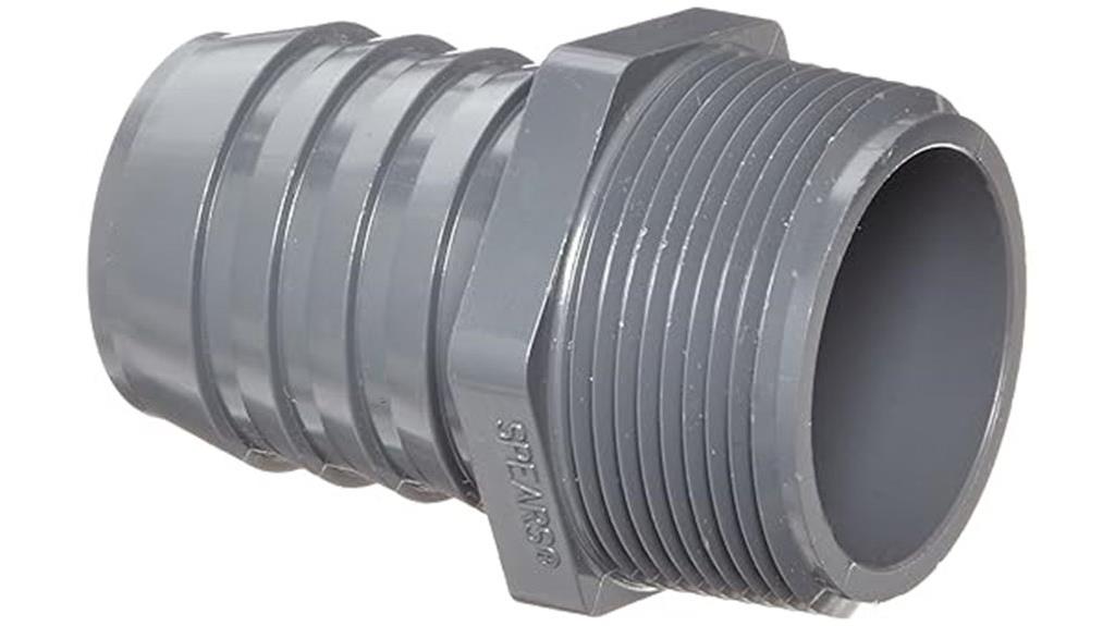 pvc tube fitting adapter