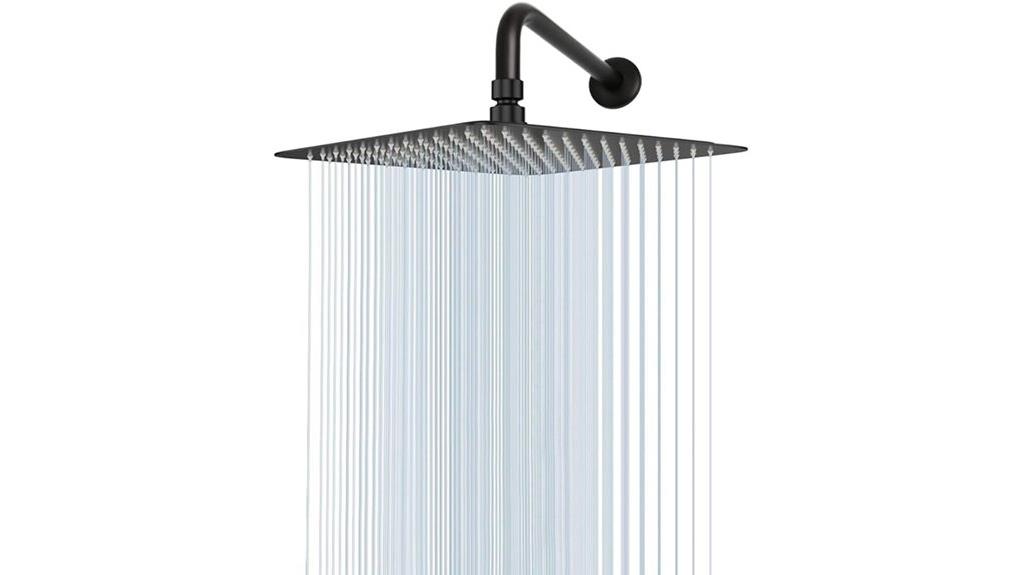 rain shower head extension