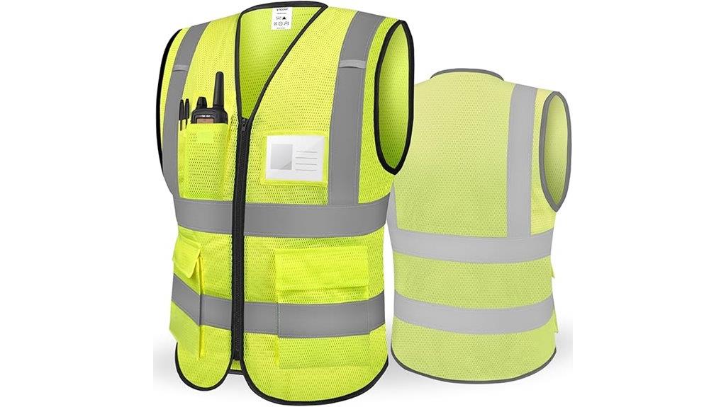 reflective safety vest unisex