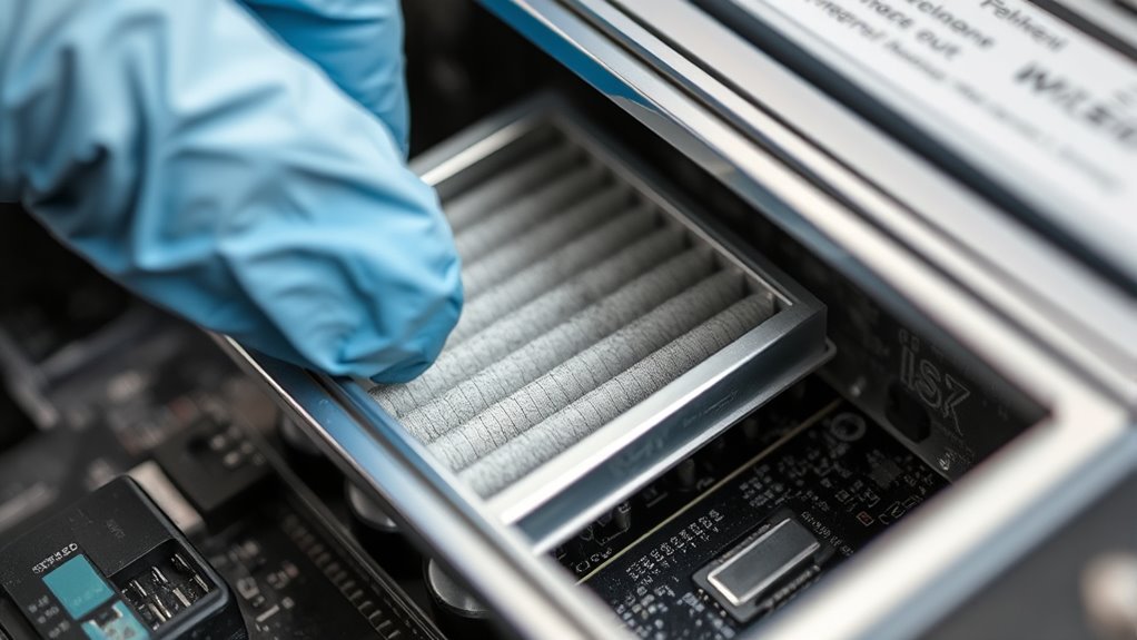 regular filter inspection and maintenance