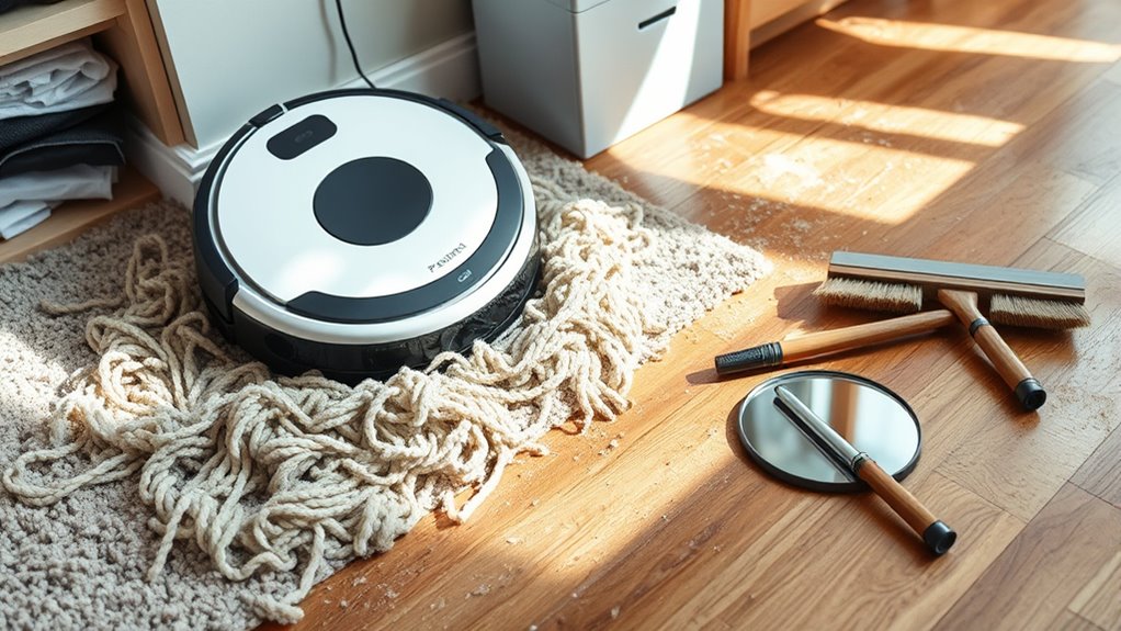 regular floor maintenance routine