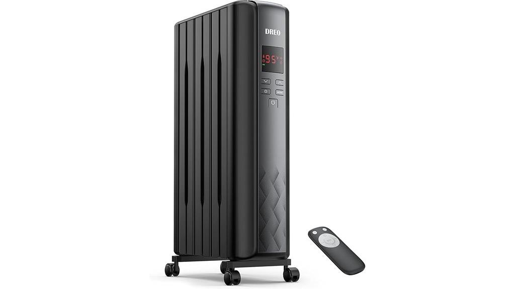 remote controlled oil heater