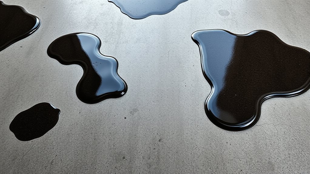 remove oil stains gently