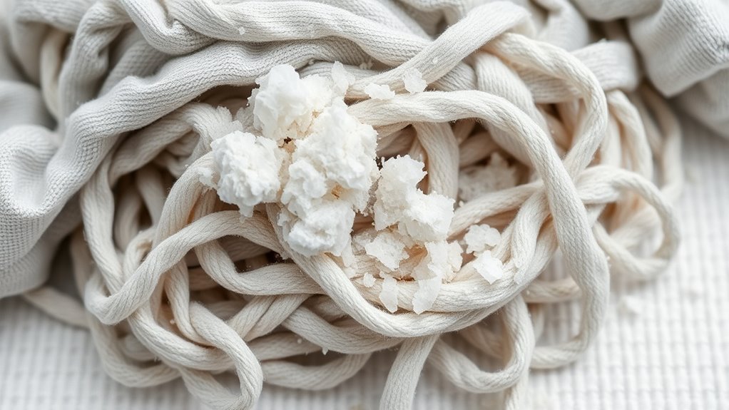 residue causes lingering odors