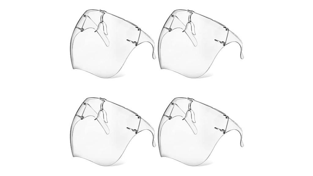 reusable protective face shields