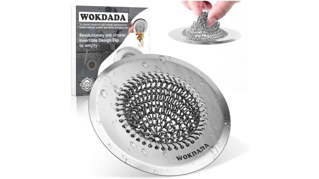 reversible mesh steel strainer