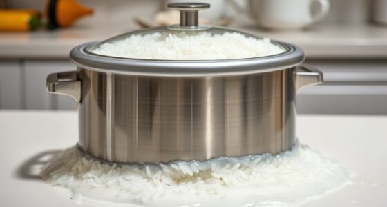 rice cooker starch overflow