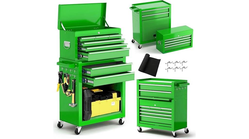 rolling 8 drawer tool chest