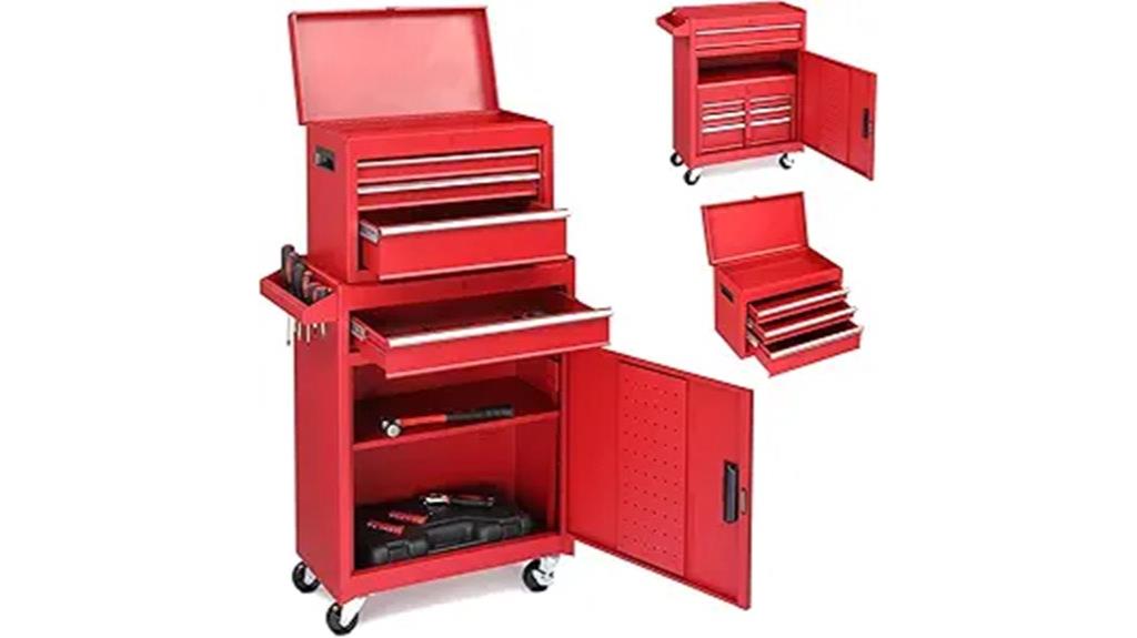 rolling tool chest with lock