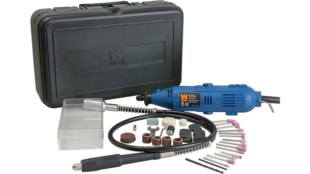 rotary tool kit with flex