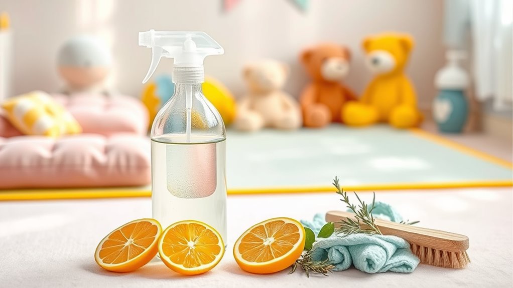 safe natural nursery cleaning