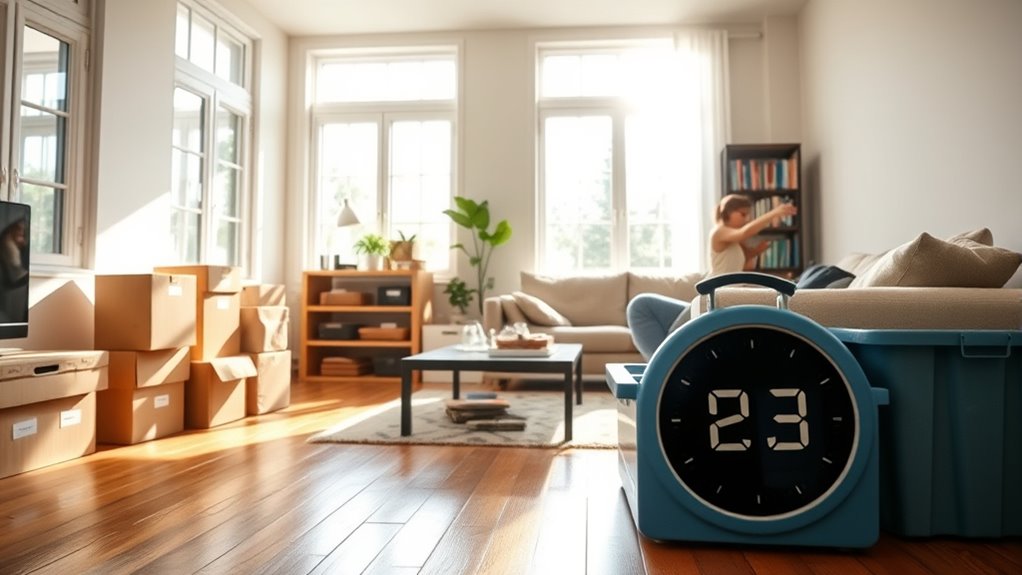 schedule decluttering sessions effectively