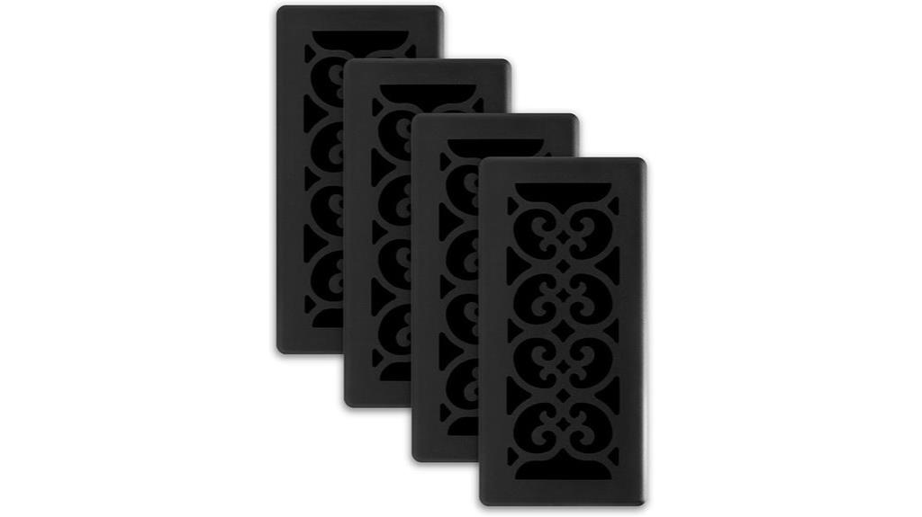 scroll design floor registers