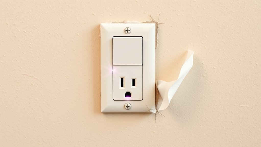 seal gaps around outlets