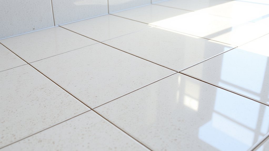 seal grout ensure ventilation