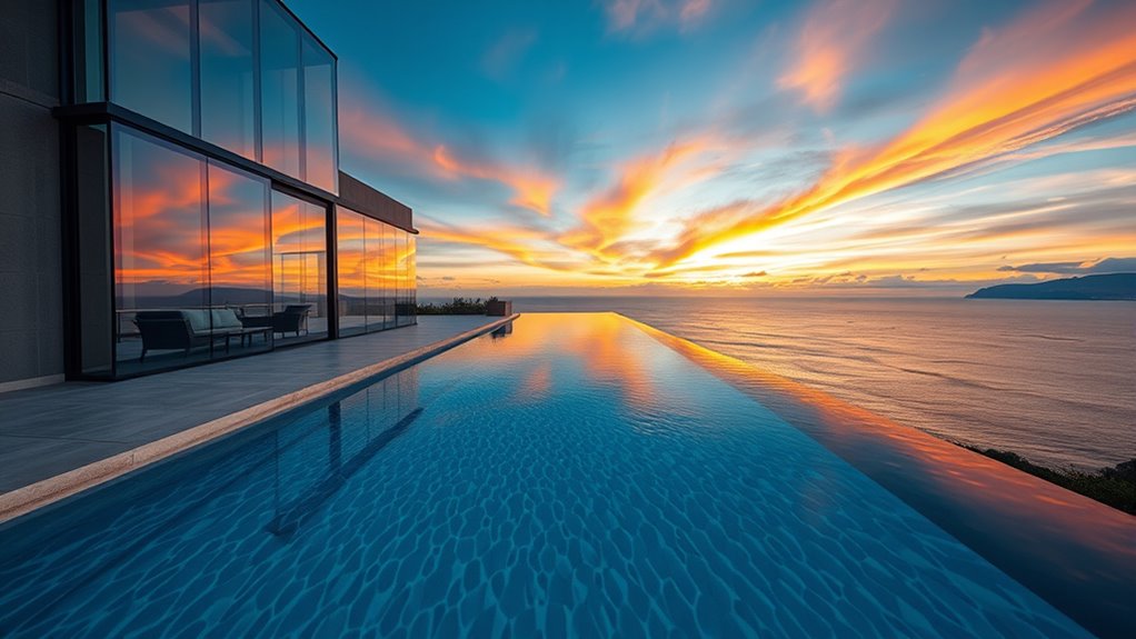 seismic resistant infinity pool design