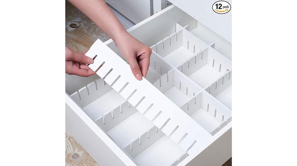 set of 12 drawer dividers