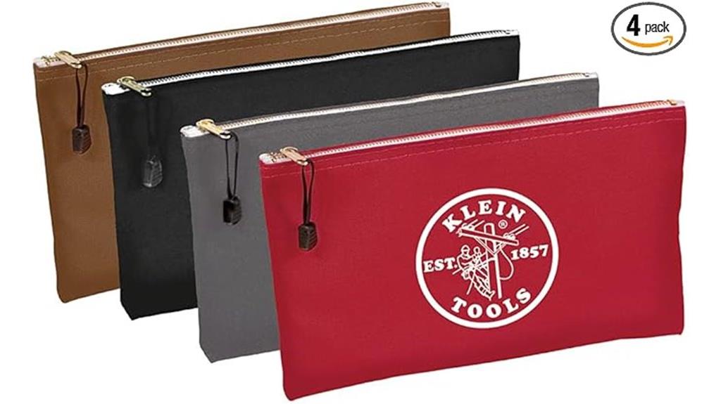 set of four tool bags