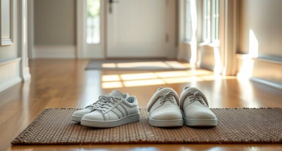 shoe removal for clean floors