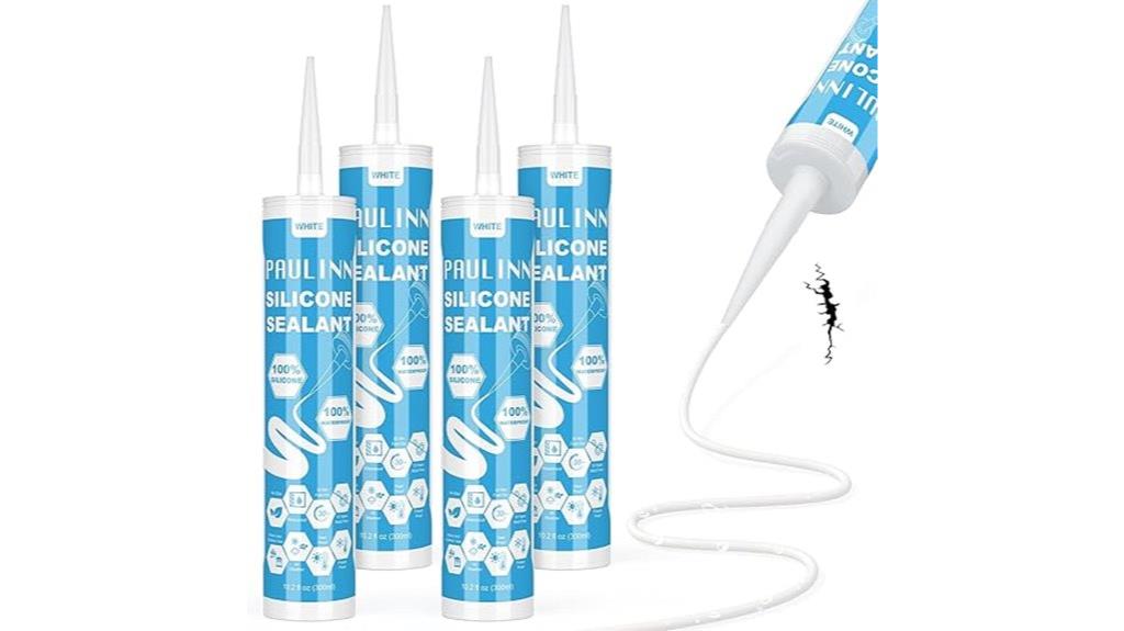 silicone caulk white pack