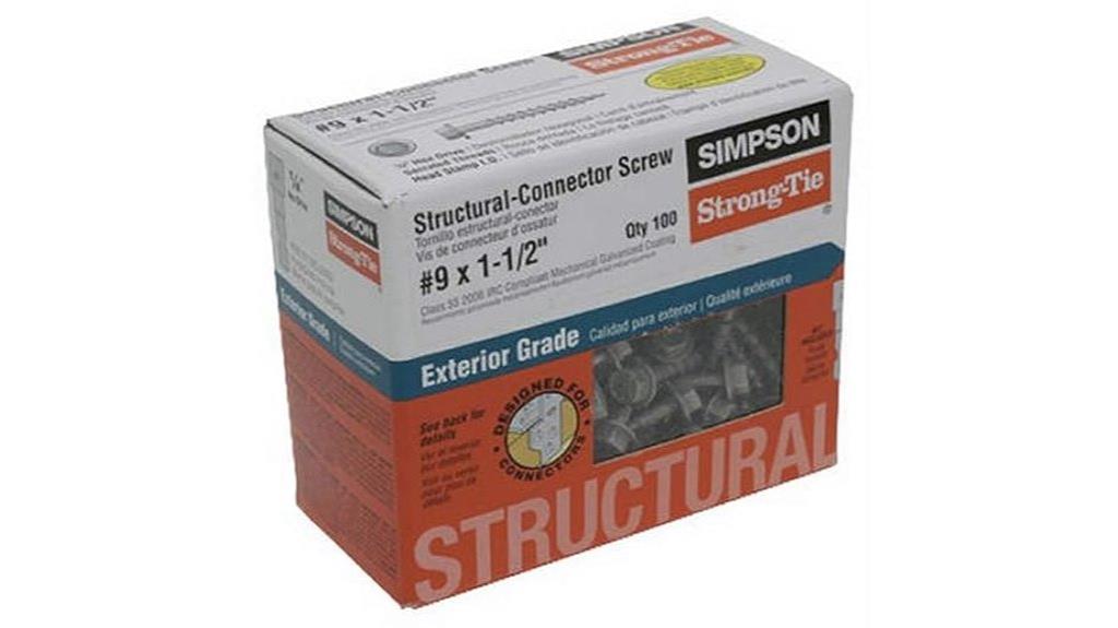 simpson strong tie screws