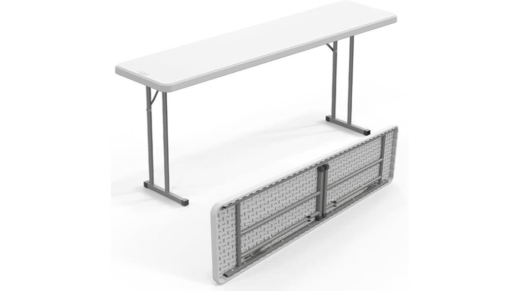 six foot foldable table