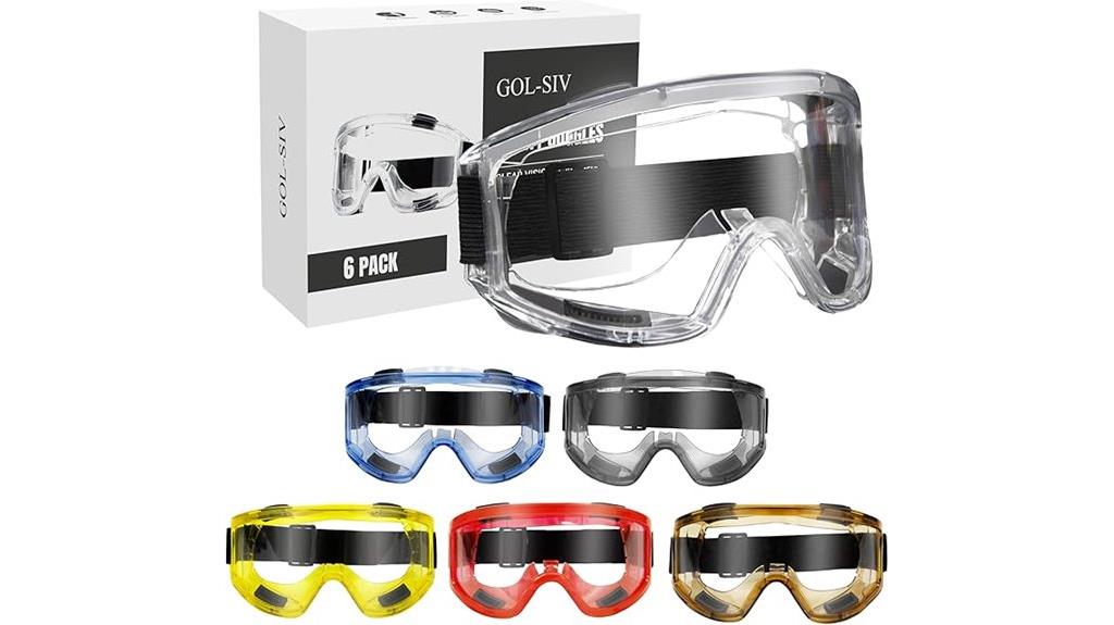 six goggles anti fog