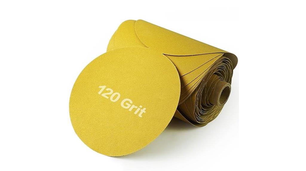 six inch 120 grit pack