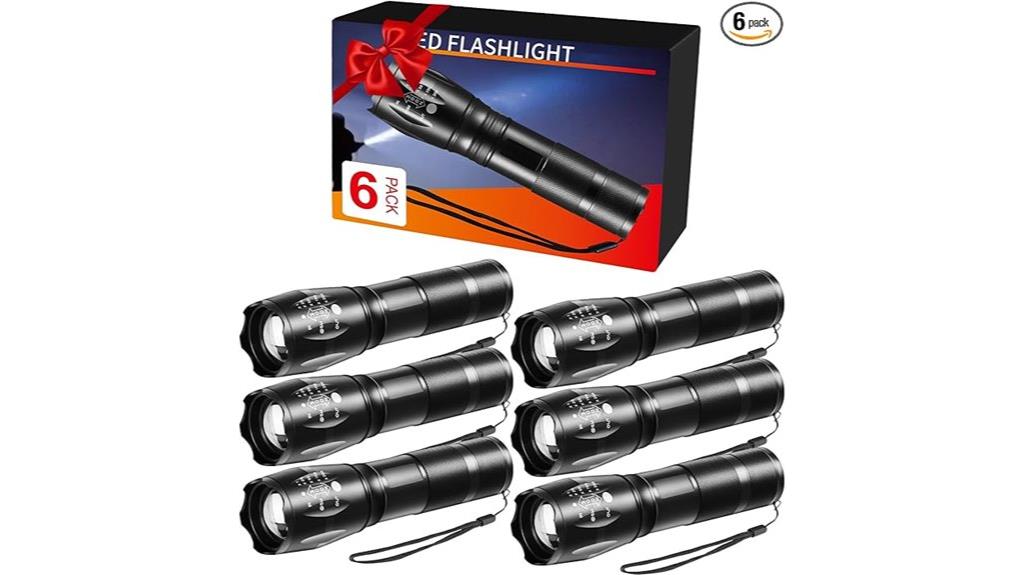 six led flashlights