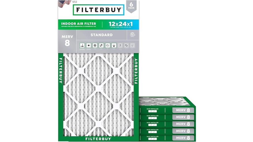 six pack 12x24 filters