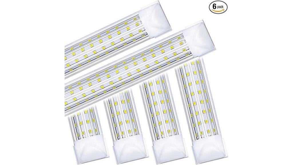 six pack 4ft led lights