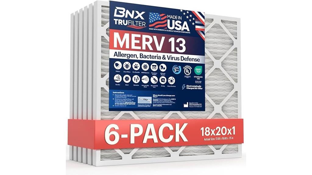 six pack air filters