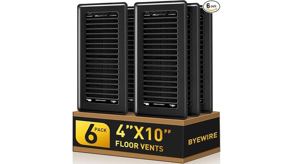 six pack floor vent covers