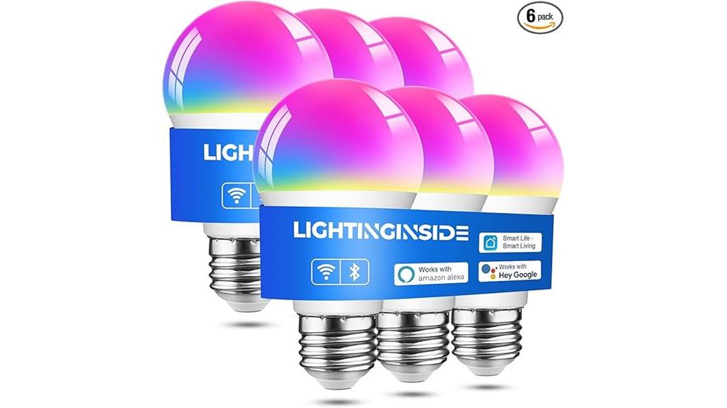 six pack smart bulb set