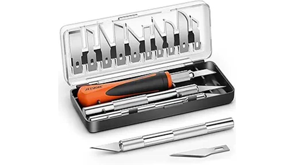 sixteen piece craft knife set