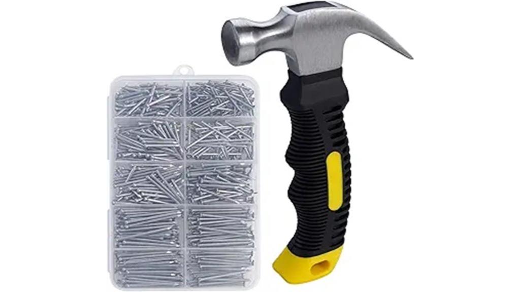 small nails and hammer