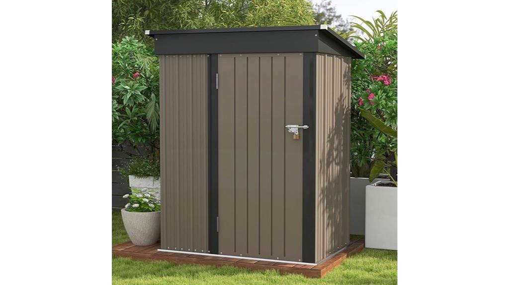 small outdoor storage shed