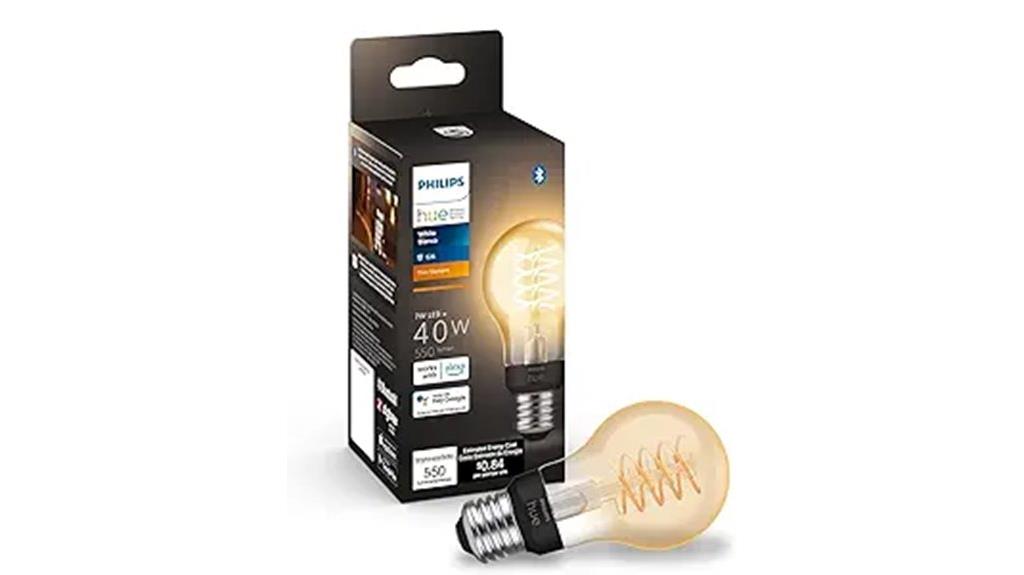 smart led filament bulb