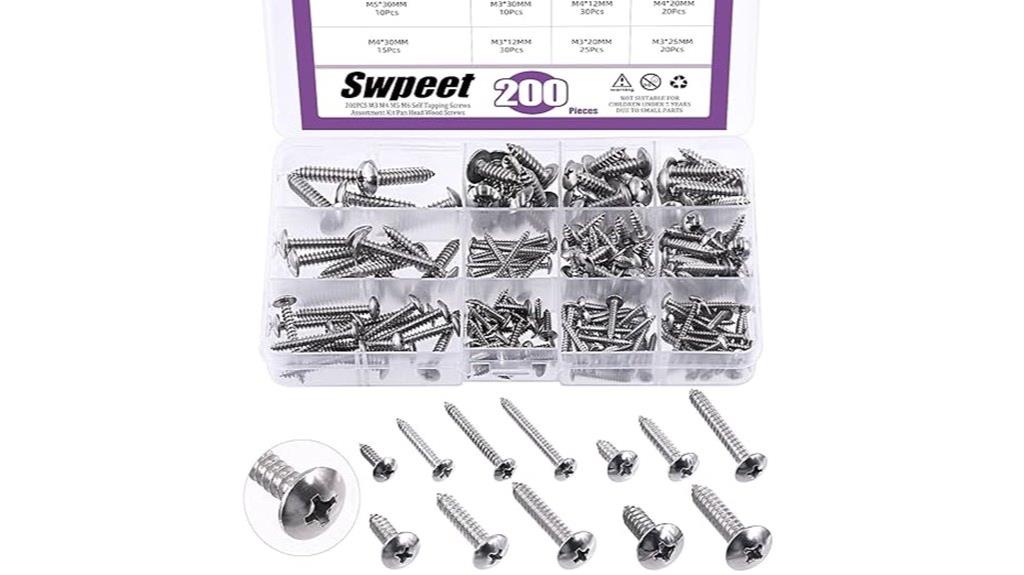 stainless steel phillips screws