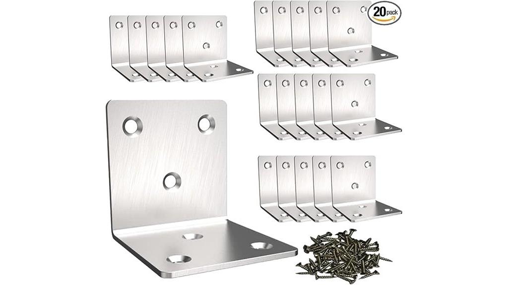 stainless steel shelf brackets