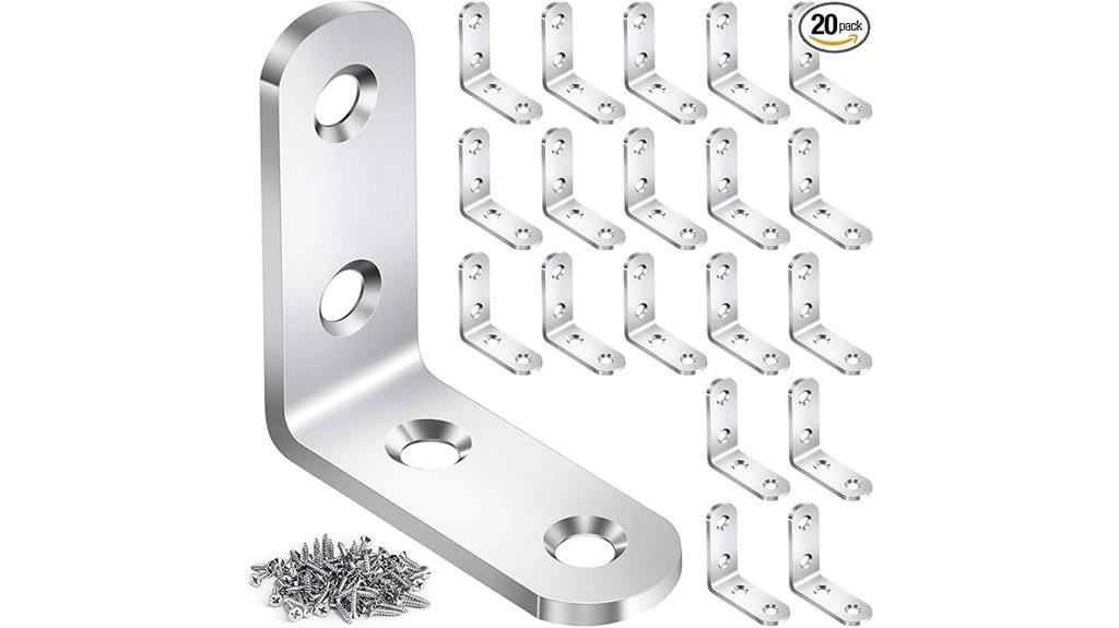 stainless steel shelf brackets