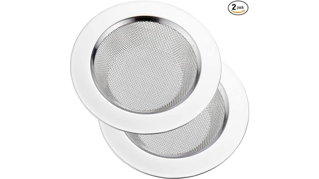 stainless steel sink strainers
