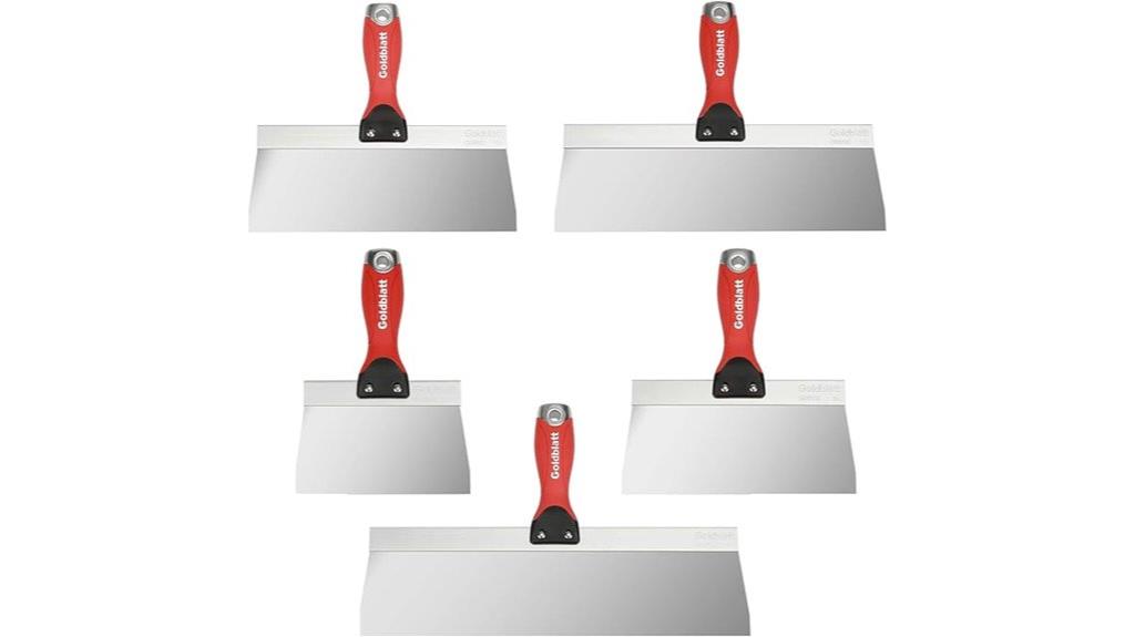 stainless steel taping knives