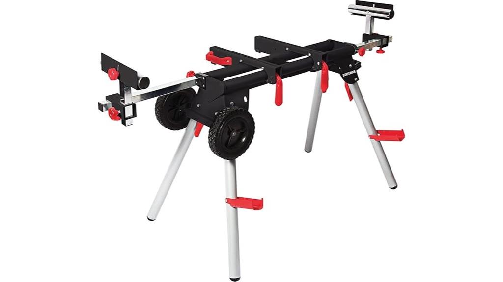 steel contractor miter saw station