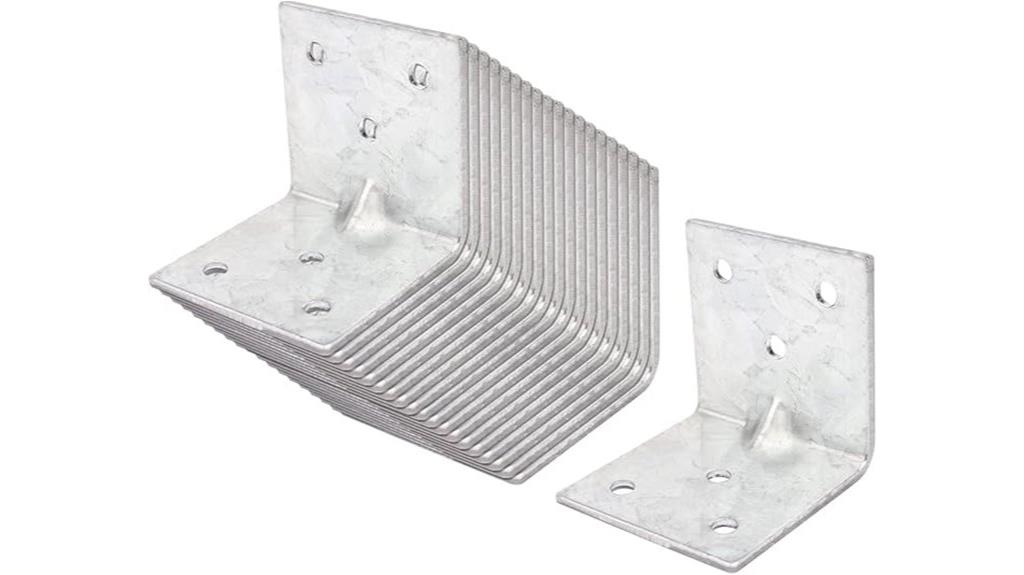 steel l bracket set