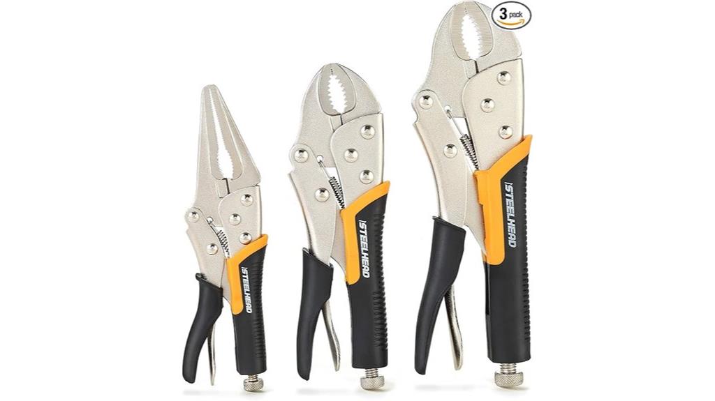 steelhead locking pliers set