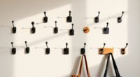 stylish and functional wall hooks