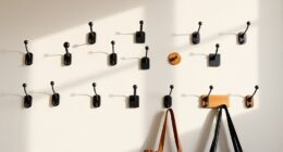 stylish and functional wall hooks